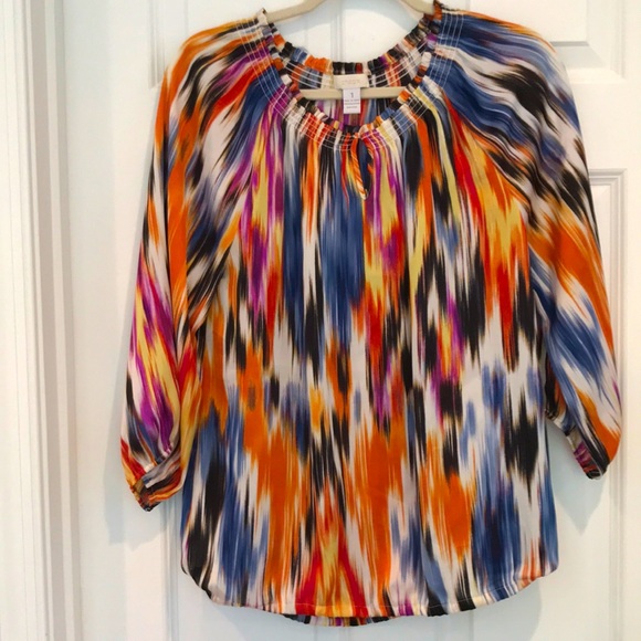 Chico’s Long Sleeve Top - Picture 1 of 13